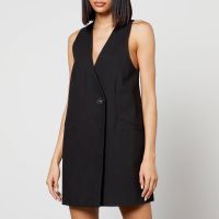 ganni cotton-canvas dress - eu 34uk 6