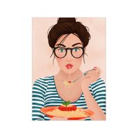 poster spaghetti sin marco - 30 x 40 cm
