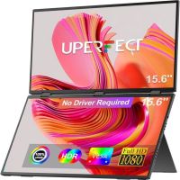 monitor portatil uperfect plegable triple pantalla rotacion 360 srgb 100 vesa usb-c