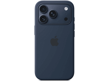 Apple Funda de silicona con MagSafe, Para iPhone 17 Pro Max, Compatible correa Crossbody, Medianoche
