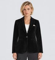 circolo 1901 para mujer fd4060 chaqueta slim long velours negro 44 casual algodon