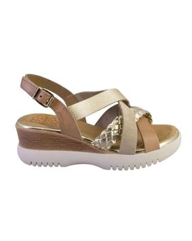 de PORRONET 3155 SANDALIAS DE MUJER PIEL TAUPE