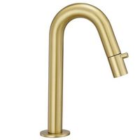 grifo lavabo para agua fria dorado grifo de bano mezclador monomando - lomazoo roma