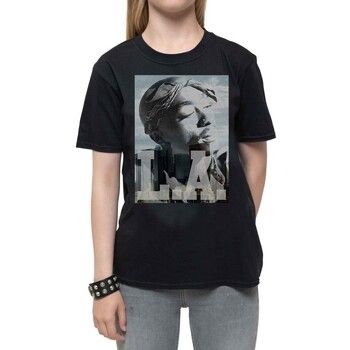 Tupac Tops y Camisetas LA Skyline para niña