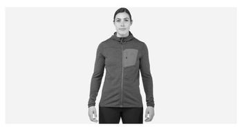 Vellon con capucha lumiko rojo para mujer de mountain equipment