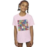 dessins animes camiseta grid squares para nina