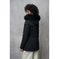 blauer abrigo irma para mujer