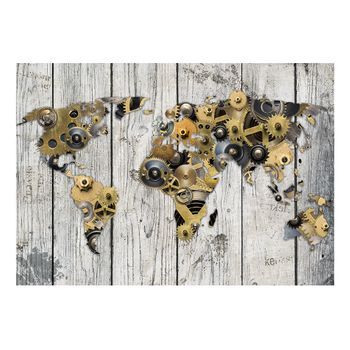 Papel Pintado 3d - Mechanical World (200x140 Cm)