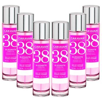 6x Caravan Perfume De Mujer Nº38 150 Ml