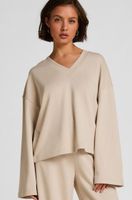 hunkemoller lounge top audrey gris