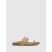 kamome sandalias bio kyoto taupe para mujer