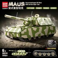 quanguan 100234 maus bloques de construccion de modelo de tanque super pesado 2930 piezas vehiculo militar ladrillos diy juguete coleccionable para adultos