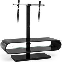 techlink ov120tvb 1160 mm tv stand with bracket - black black