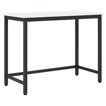 Mesa 100 X 50 X 77 Cm Madera Ingenierizada Y Acero Vidaxl