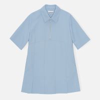ganni light suiting twill mini dress - 38