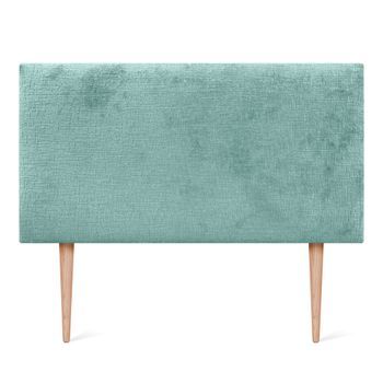 Dhome Cabecero De Lana Natural 80x115cm Con Patas Camas 80/90 - Verde Agua