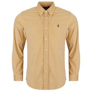 Polo Ralph Lauren Camisa manga larga CAMISA CUSTOM FIT EN PANA para hombre
