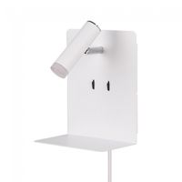 aplique led con repisa y usb element 3w