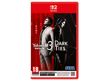 Nintendo Switch 2 Yakuza Kiwami 3 & Dark Ties (Game Key Card)