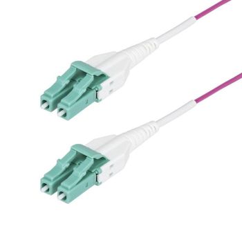 Cable de Fibra Óptica Multimodo OM4 LC a LC 40m Violeta Érica StarTech.com
