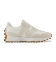 new balance para mujer ws327v1 zapatillas de piel 327 beige 39 plano cordones casual
