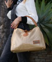 shopper bag piton beig