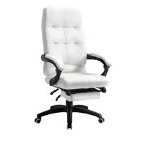 silla de oficina 65x65x125 cm blanco