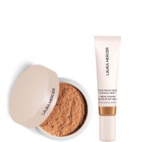 laura mercier mini translucent loose setting powder ultra blur and travel size tinted moisturiser dewy duo various shades - 5n clay