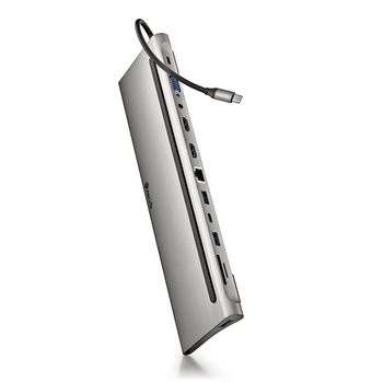 DOCKING USB-C NGS WONDERDOCK12 A 4k 2xHDMI 1xVGA 1xUSB-C 1xPD 100W 3xUSB-A 1xGb RJ45 1xSD 1xMicroS