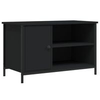 mueble para tv madera contrachapada negro 80x40x50 cm vidaxl