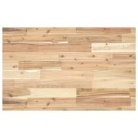 tablero de mesa rectangular madera maciza acacia 140x50x4 cm vidaxl
