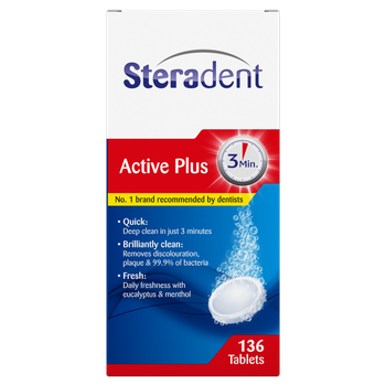 Steradent Active Plus Mega Pack