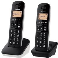 panasonic kx-tgb612jtw telefono inalambrico duo para mayores negro