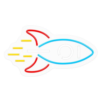 Luz neón - Forever Neon Plexi Led Rocket multicolor Neolia FOREVER