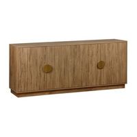 aparador exotico de 4 puertas efecto madera de mango 180cm efecto