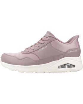 de SKECHERS ZAPATILLAS MUJER MODELO UNO COLOR ROSA MVE