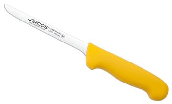 Cuchillo deshuesador acero inoxidable nitrum de 160 mm mango amarillo