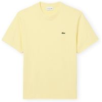 lacoste camiseta classic fit t-shirt - jaune para hombre