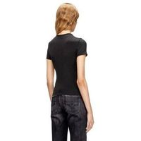 diesel tops y camisetas a19917 0ahqh - t-uncutieslong-od-900 black para mujer