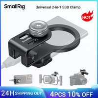 soporte ssd smallrig abrazadera ssd universal 2 en 1 para magsafe con abrazadera de cable de zapata fria para samsung t5 t7 ssd para jaula-4779