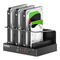 maiwo usb 30 disco duro externo para pc 4 bahias de 25 pulgadas 35 pulgadas carcasa estacion de acoplamiento hdd sdd
