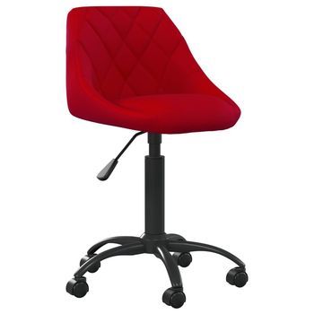 Silla De Comedor | Silla De Cocina Terciopelo Rojo Tinto