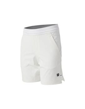Pantalón de Pádel Wilson Yb Youth Team Short 5” Inseam Blanco Infantil