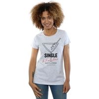sex and the city camiseta single and fabulous para mujer