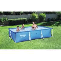 piscina desmontable tubular infantil bestway deluxe splash frame pool 300x201x66 cm