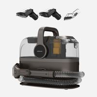 mellerware - aspirador de tapicerias y alfombas potencia 600w doble deposito de agua diseno compacto limpieza profunda