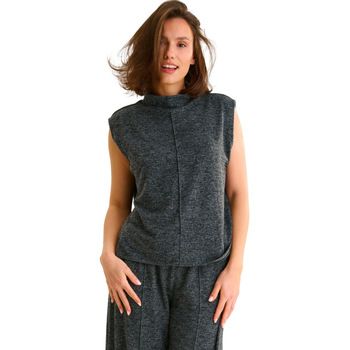 Lisca Blusa Camiseta sin mangas con cuello alto ROSIE para mujer