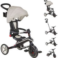 triciclo plegable explorer 4 en 1 gris