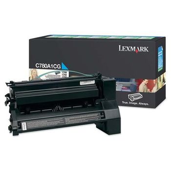 Lexmark C780A1CG Original Cyan Return Program Toner Cartridge