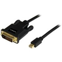startechcom cable de 18m mini displayport a dvi - cable adaptador mini dp a dvi - vadeo 1080p - mdp 12 a dvi pasivo monoenlace - mdp o thunderbolt 12 macpc a monitor dvi